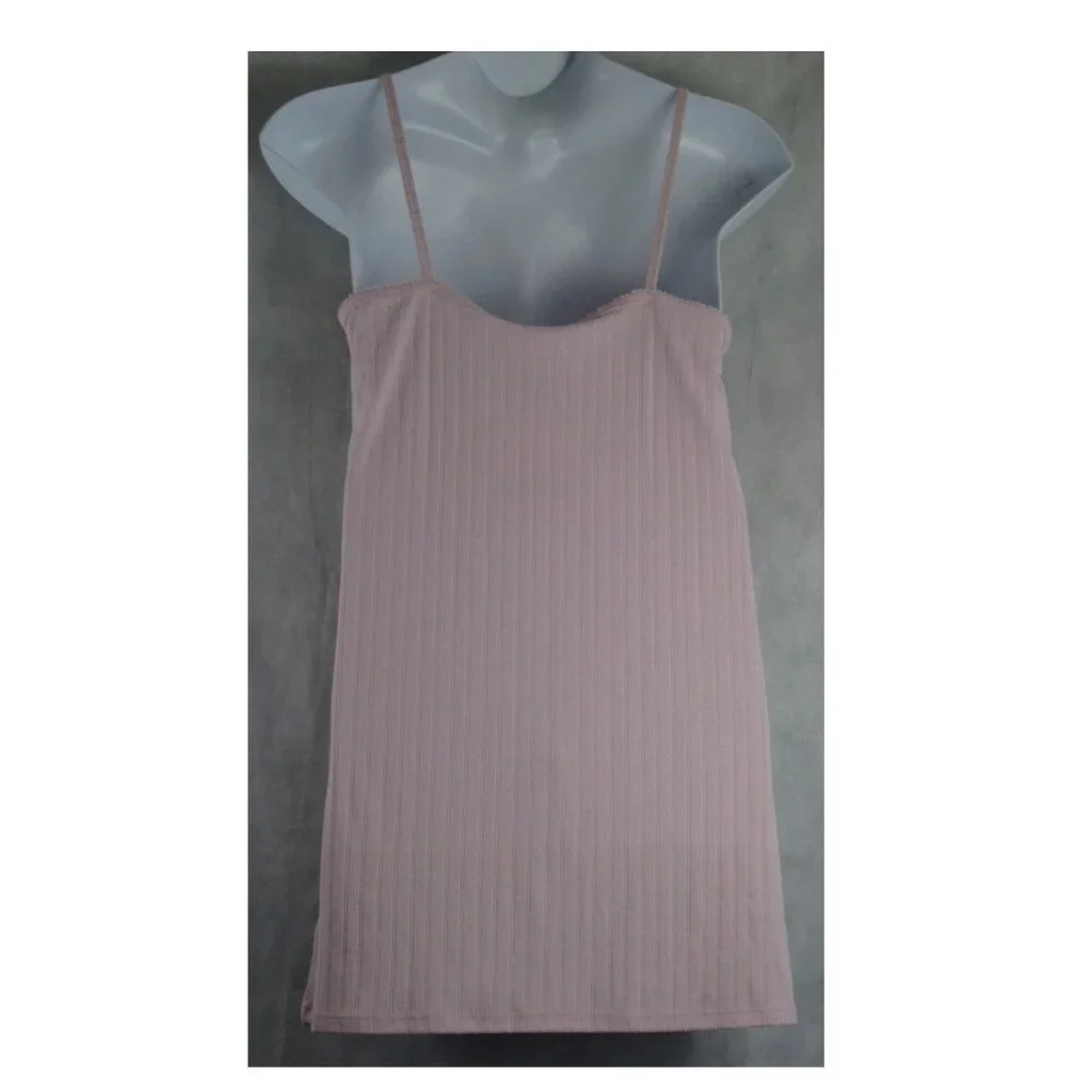NWT Roudelain Women's Pointelle Knit Sleeveless Chemise Sleepshirt, Lilac, M - Picture 2 of 6